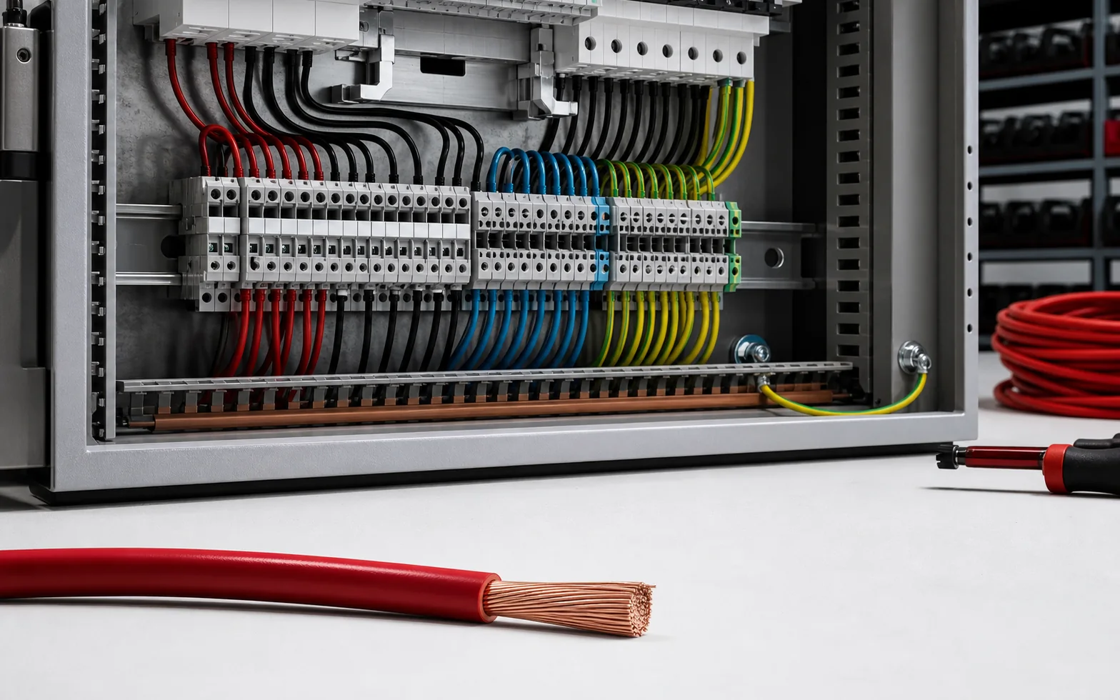 Pano ve tesisat için H05V-K / H07V-K (NYAF) kablo seçimi
